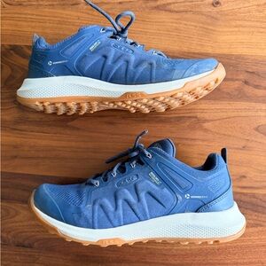 Keen Women’s Explore Waterproof Arch Support Hiking Shoes Blue Size 8.5
